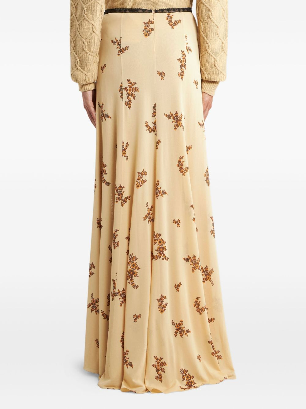 floral-print maxi skirt - 3
