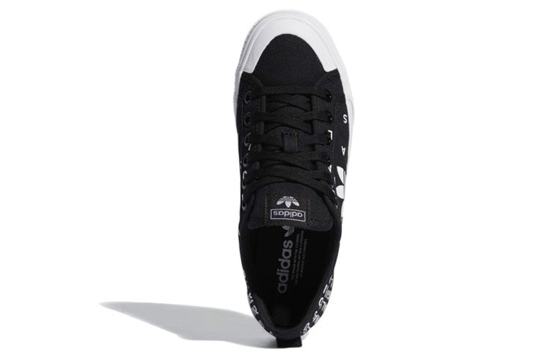 adidas (WMNS) adidas Nizza Trefoil 'Core Black' EF5076 outlook