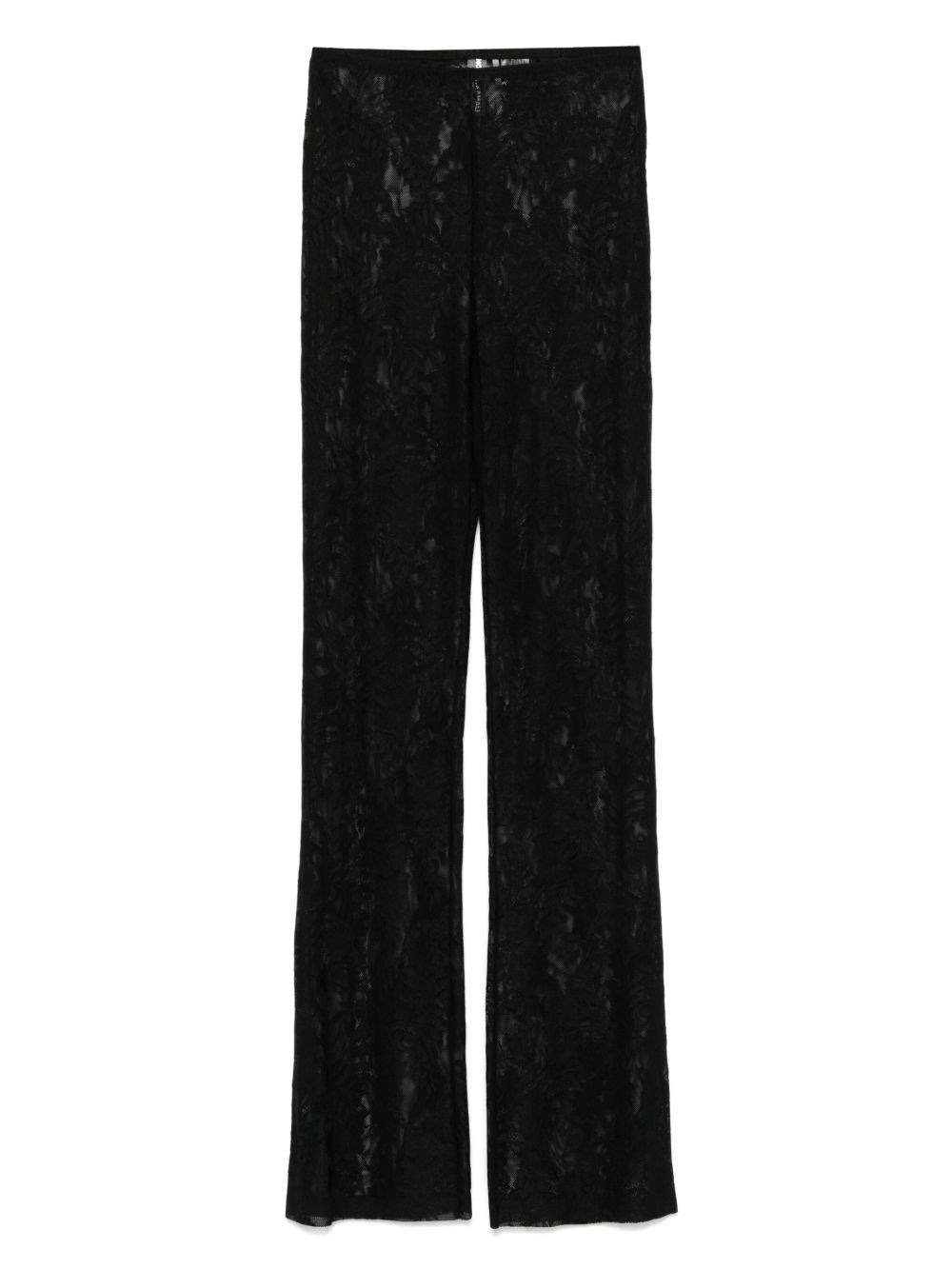 Lace skinny trousers - 1