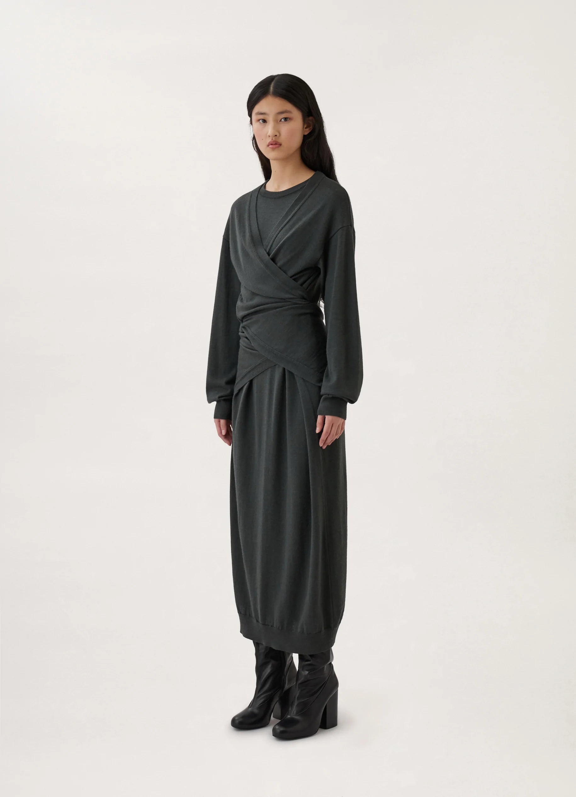 WRAP DRESS
MERINO BLEND - 2