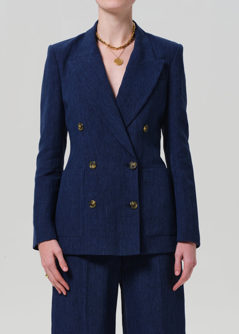 Citizens of Humanity Chelsea Blazer Linen
In Denim outlook