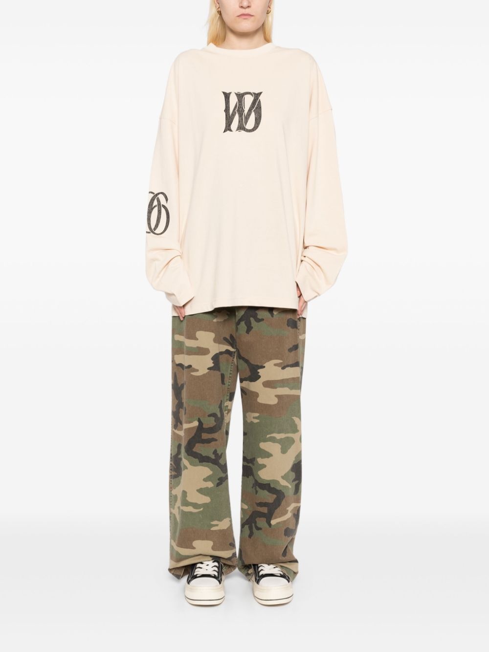 logo-print T-shirt - 2