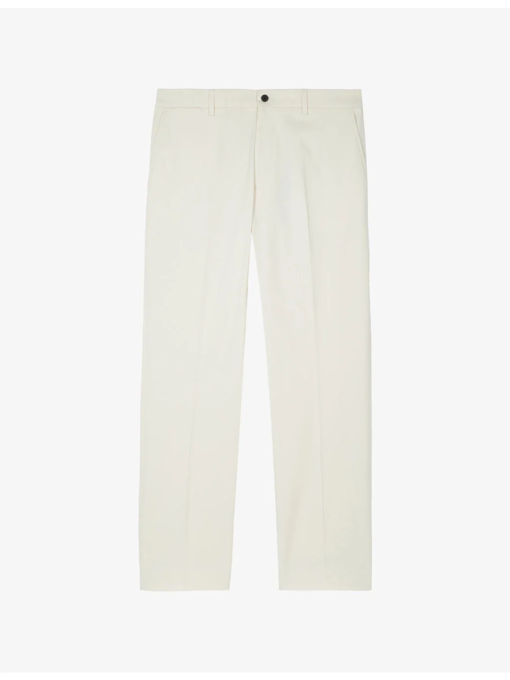 Tapered-Leg Stretch-Cotton Chino Trousers - 1