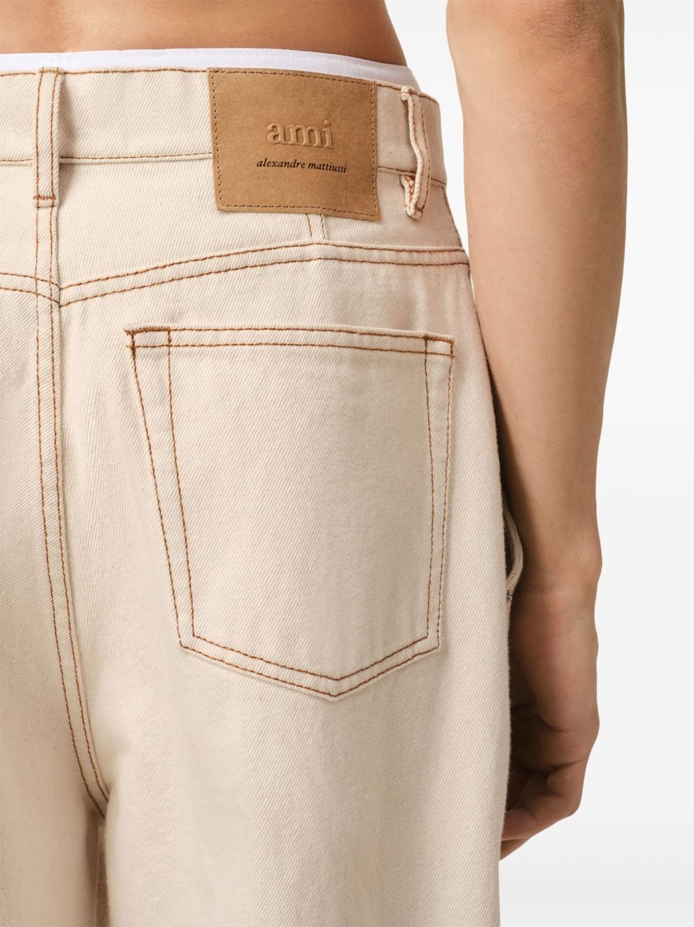 wide-leg jeans - 6