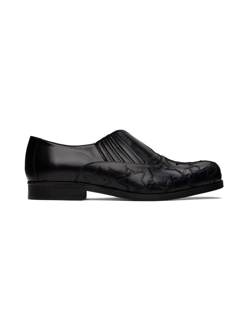 Black 100 Stars Loafers 1