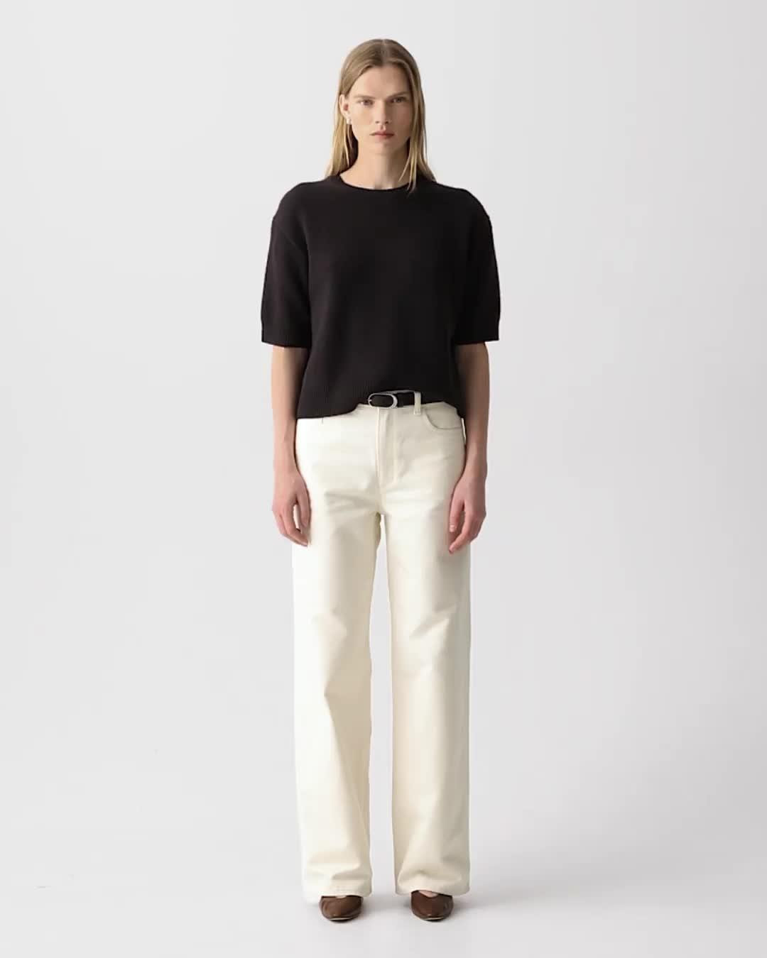 Straight-Leg Five-Pocket Pant in Denim - 6