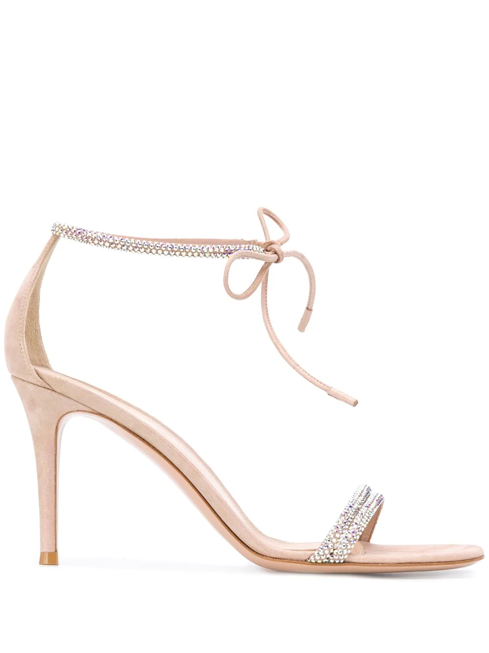 embellished heeled sandals - 1