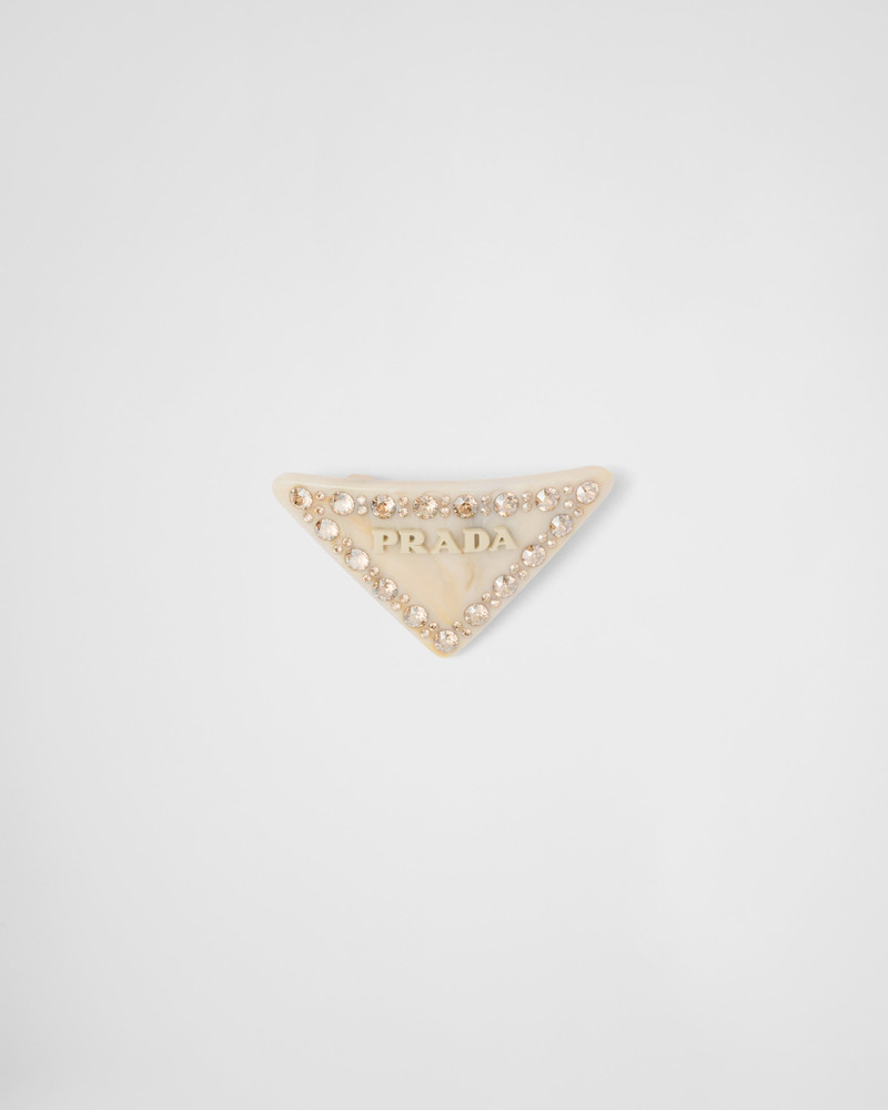 Plexiglass hair clip 1