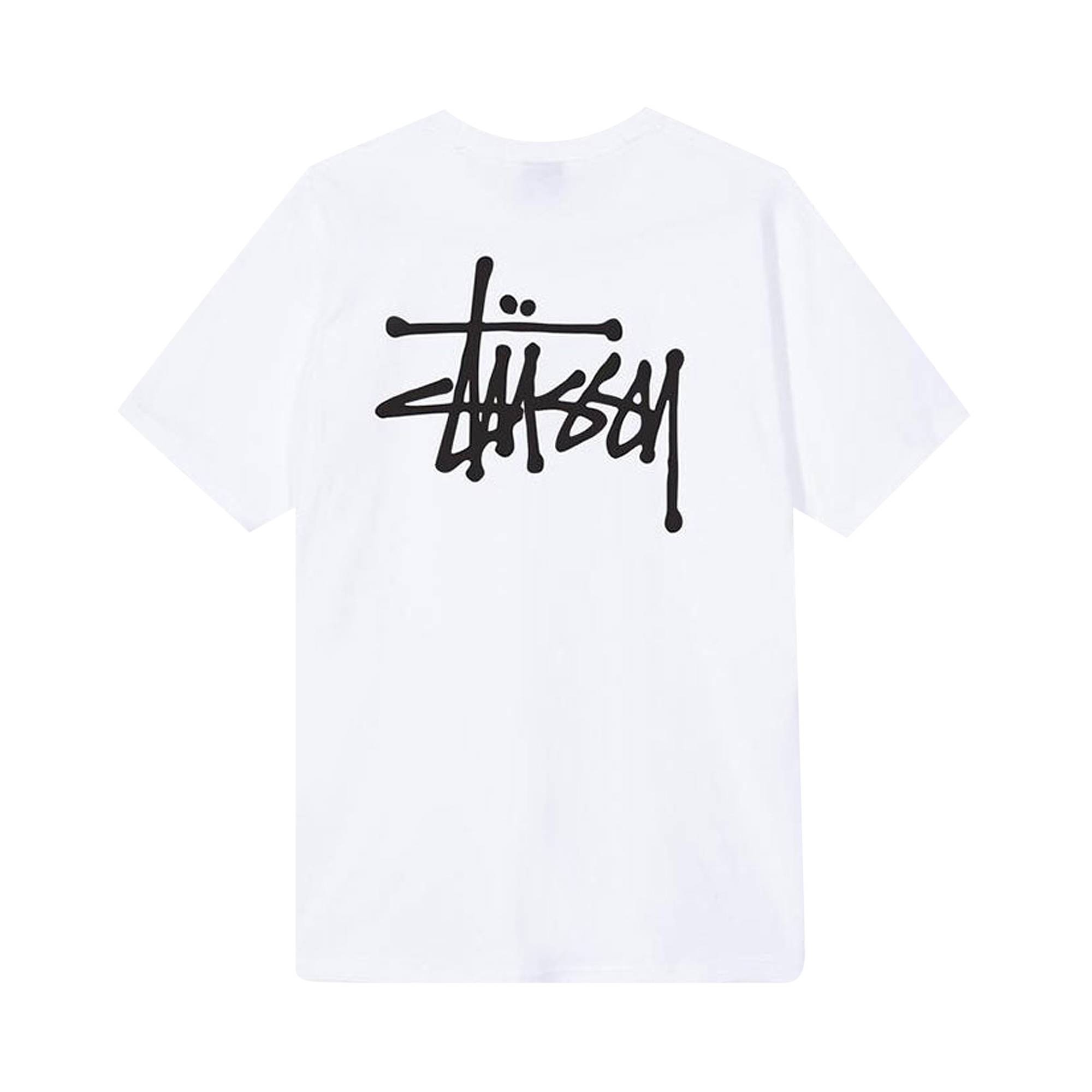 Stussy Basic Tee 'White' - 2