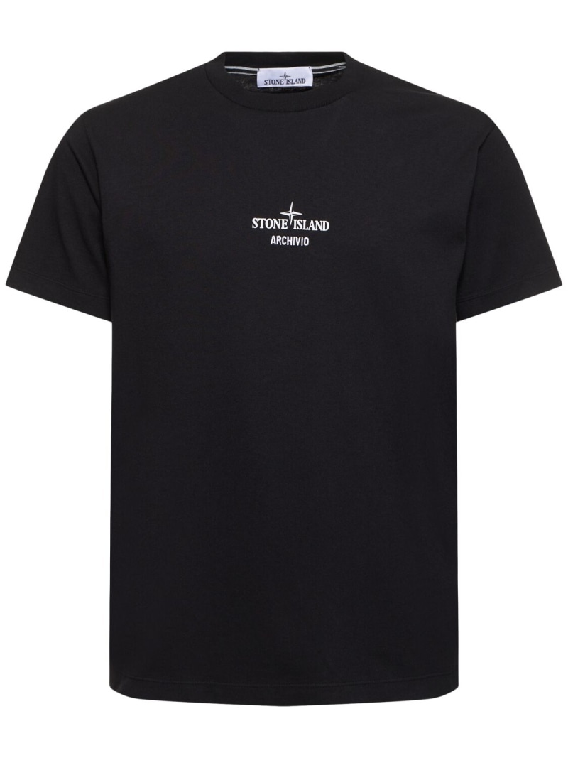 【Stone 】LuisaViaRoma short sleeve t-shirt Stone Island Cotton short sleeve t-shirt | luisaviaroma