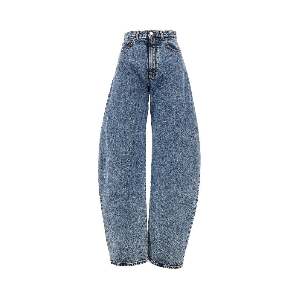 SALE【Alaia】スノー デニム ラウンド ジーンズ Alaïa SNOW DENIM ROUNDED JEANS | rboutique | REVERSIBLE