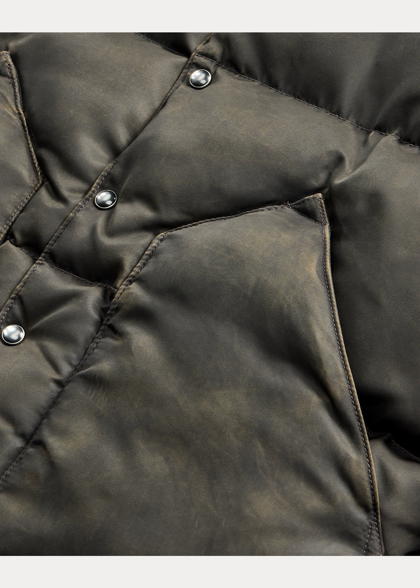 Shearling-Collar Leather-Yoke Jacket - 3