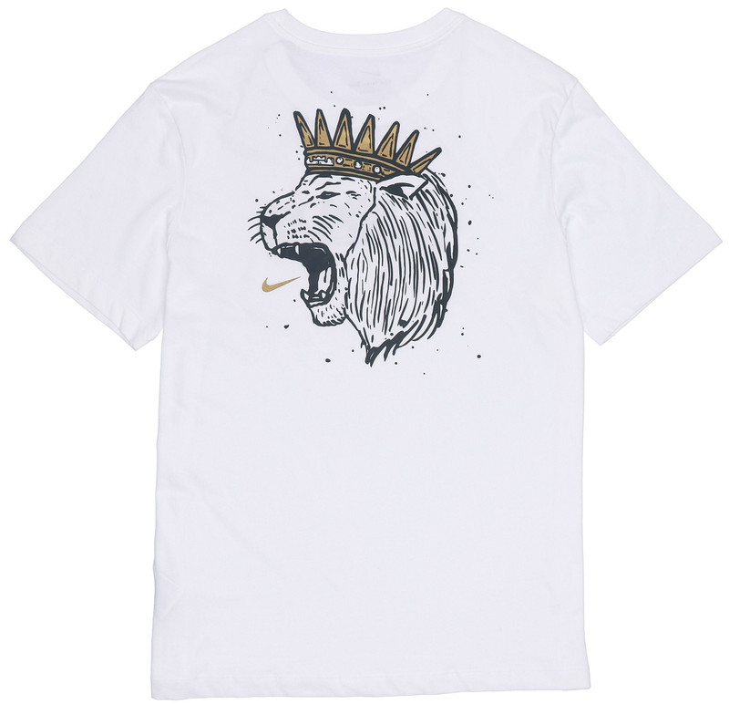 Nike Nike Dri-Fit Lebron Printing Basketball Sports T-Shirt 'White' DR1292-100 outlook