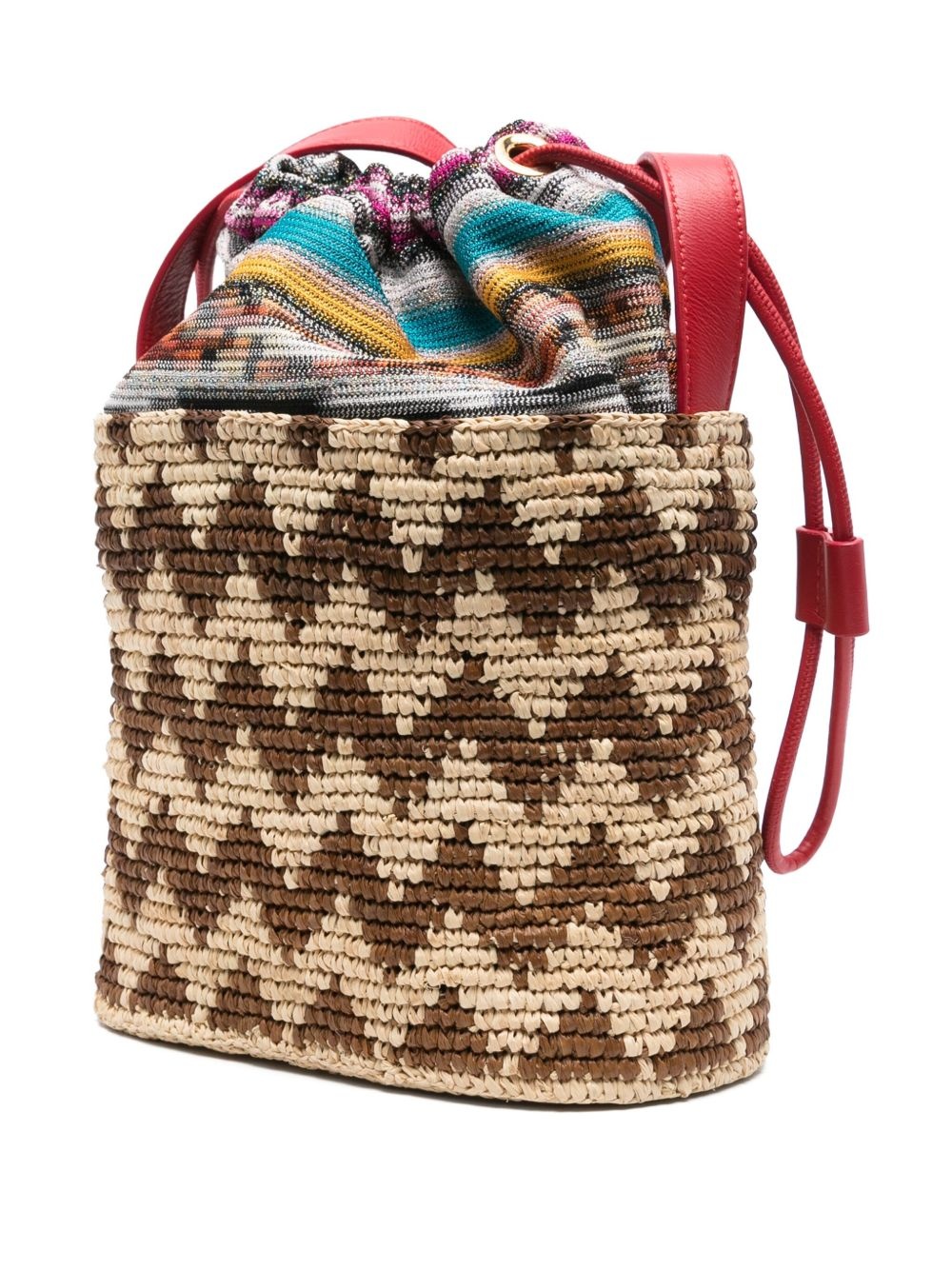 woven bucket bag - 3