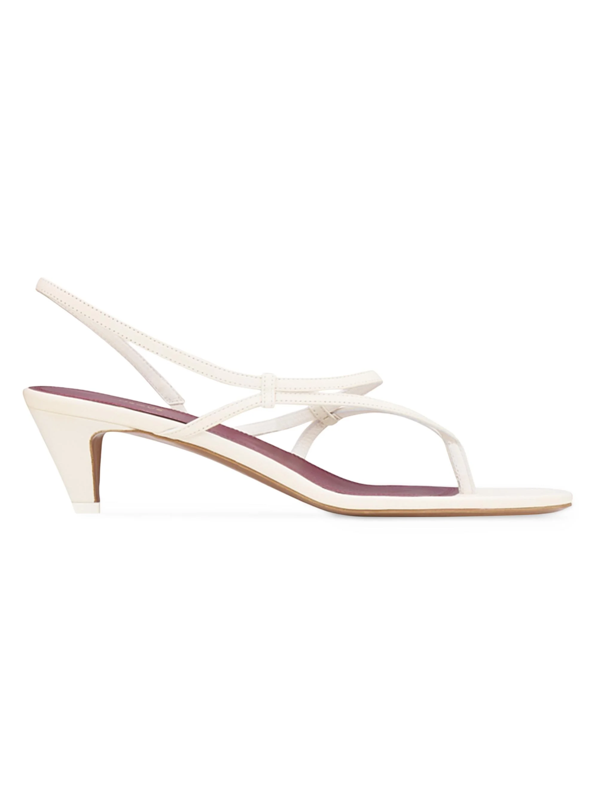Women's Safi Leather Slingback Sandals - Cream - 1