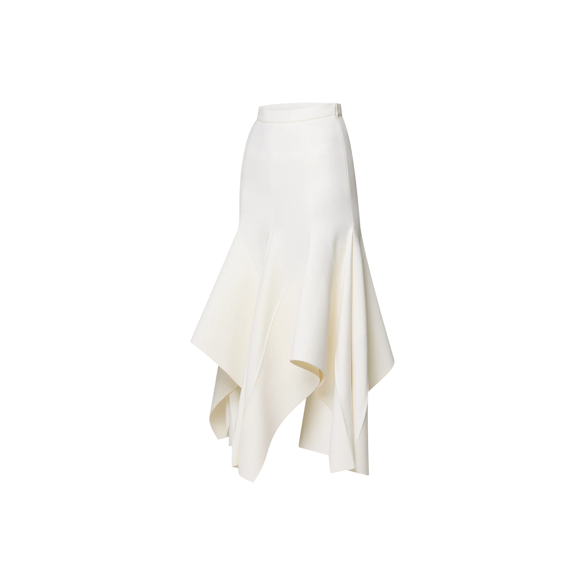 Petal Hem Flannel Skirt - 2