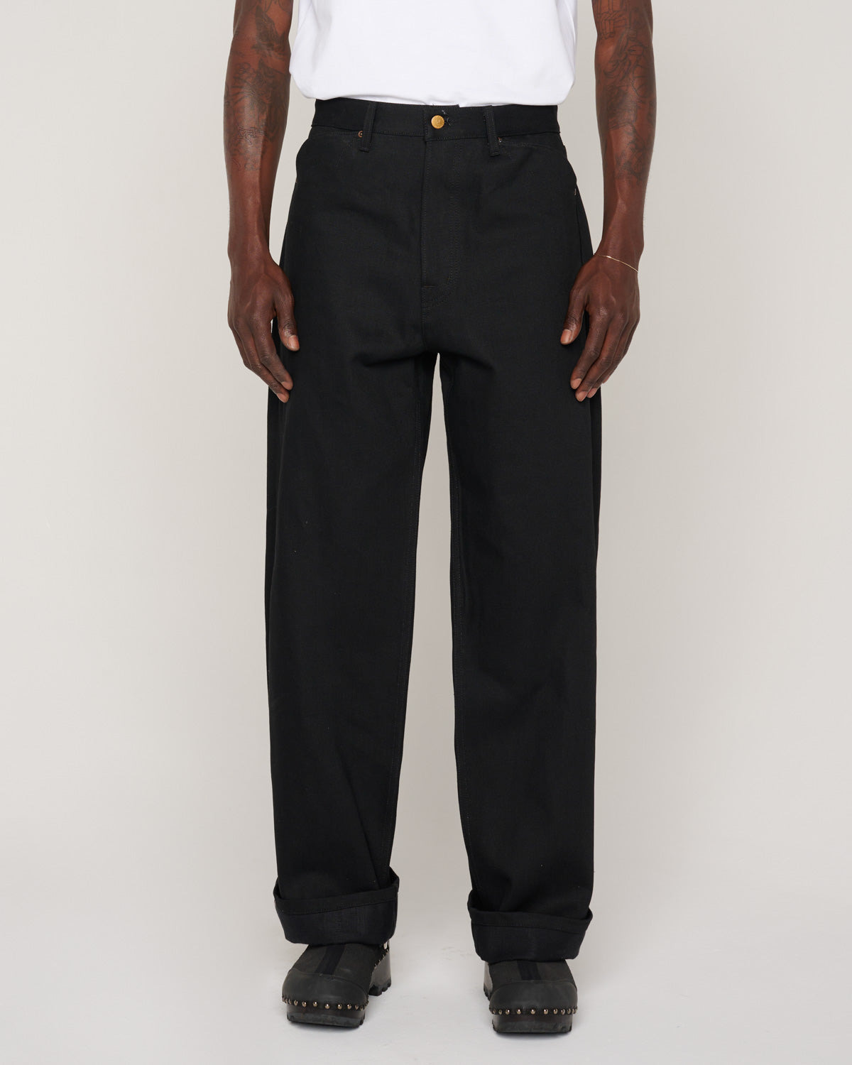 Type 00 13.2oz Selvedge Denim Pant - Black - 2