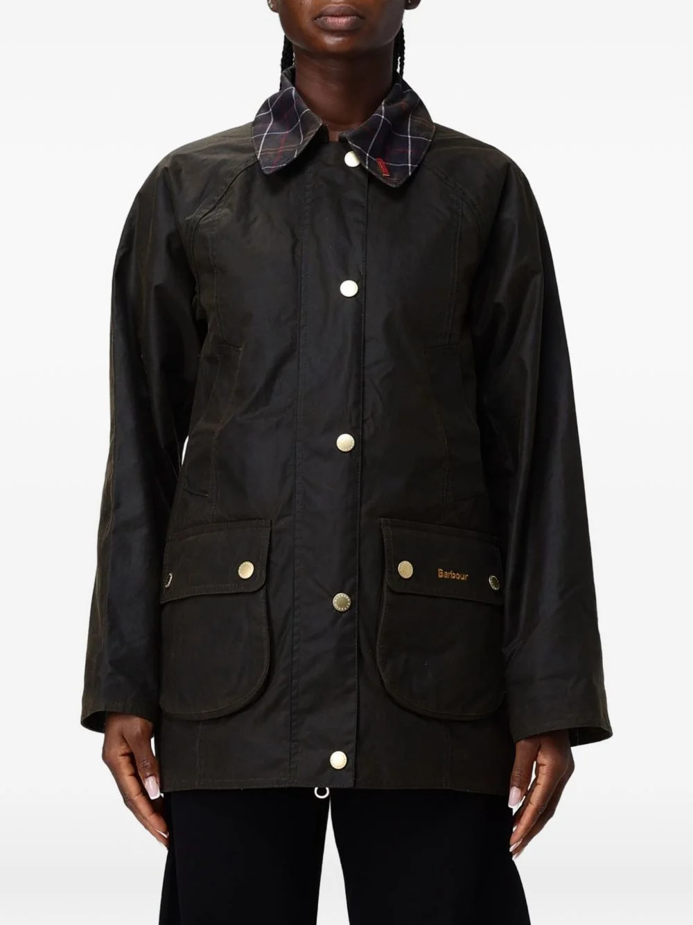 waxed-cotton jacket - 1