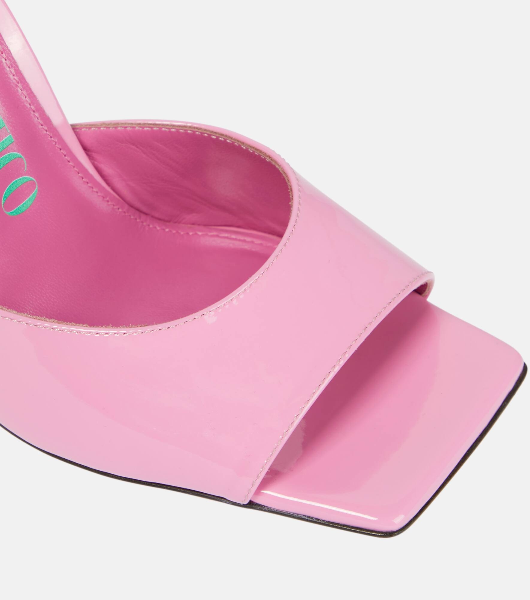 Devon patent leather mules - 6
