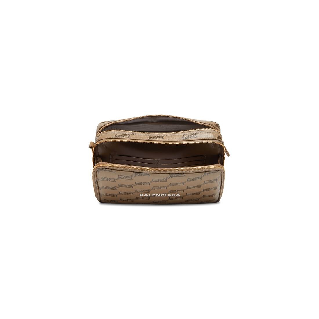 signature pouch with handle bb monogram coated canvas - 5