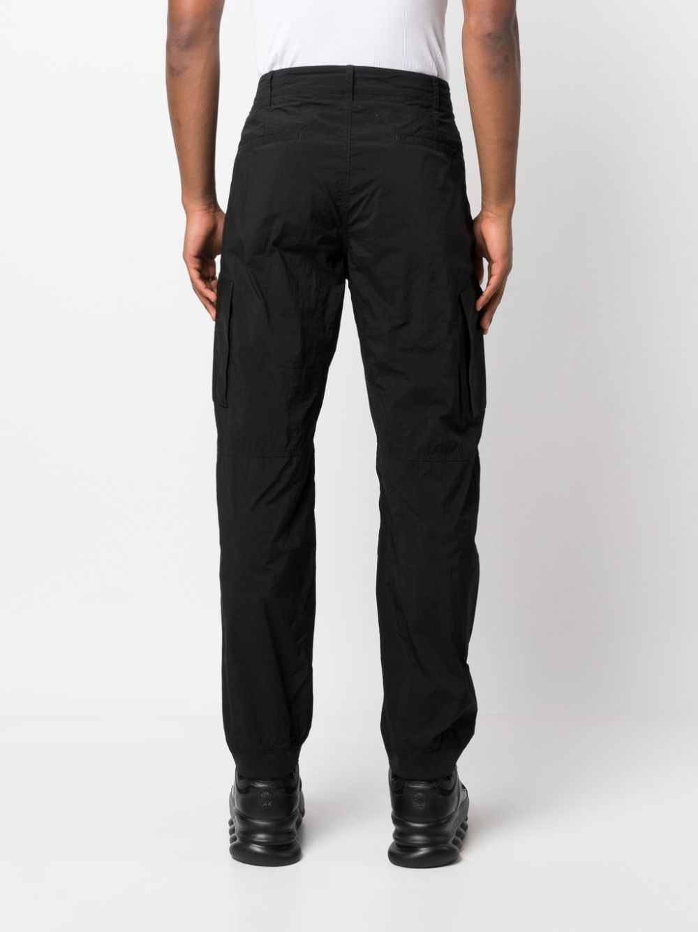 mid-rise cargo trousers - 4
