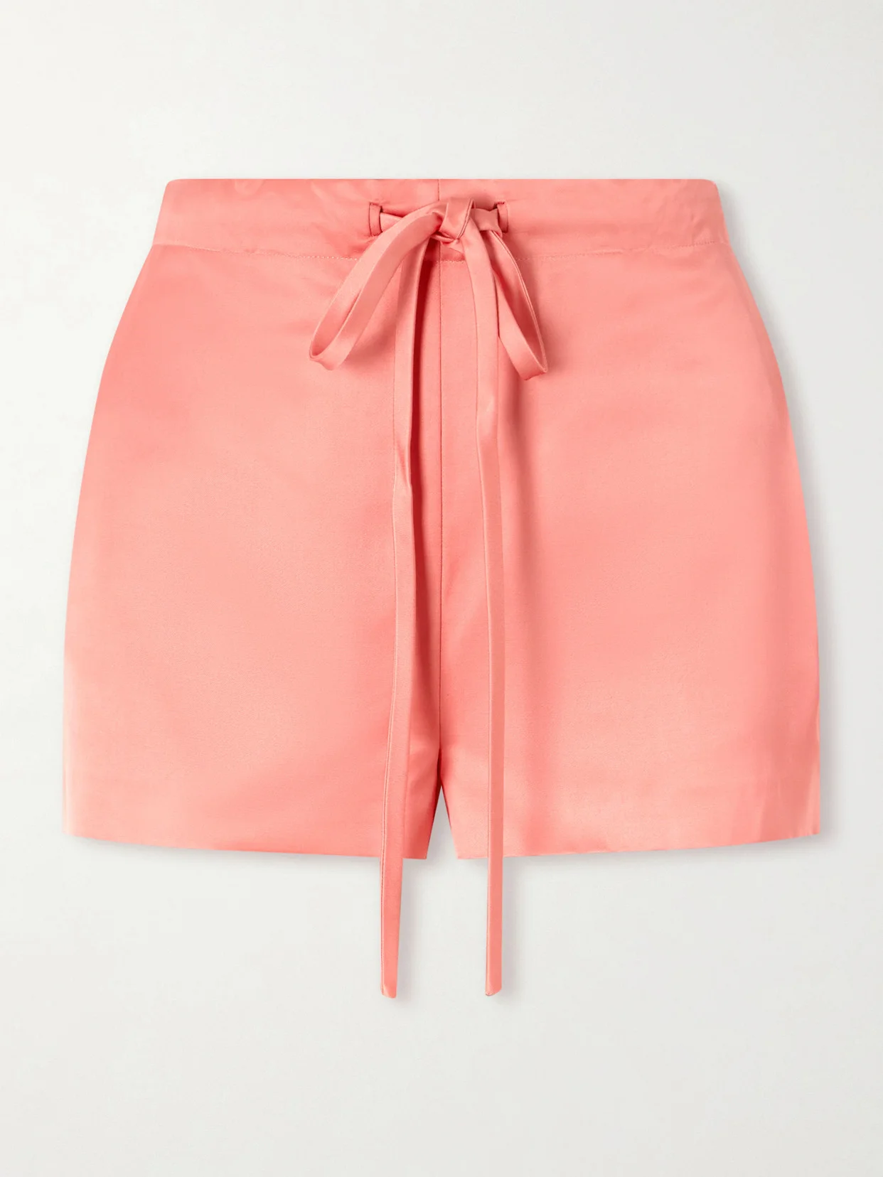 Robbie Satin-twill Shorts - 1