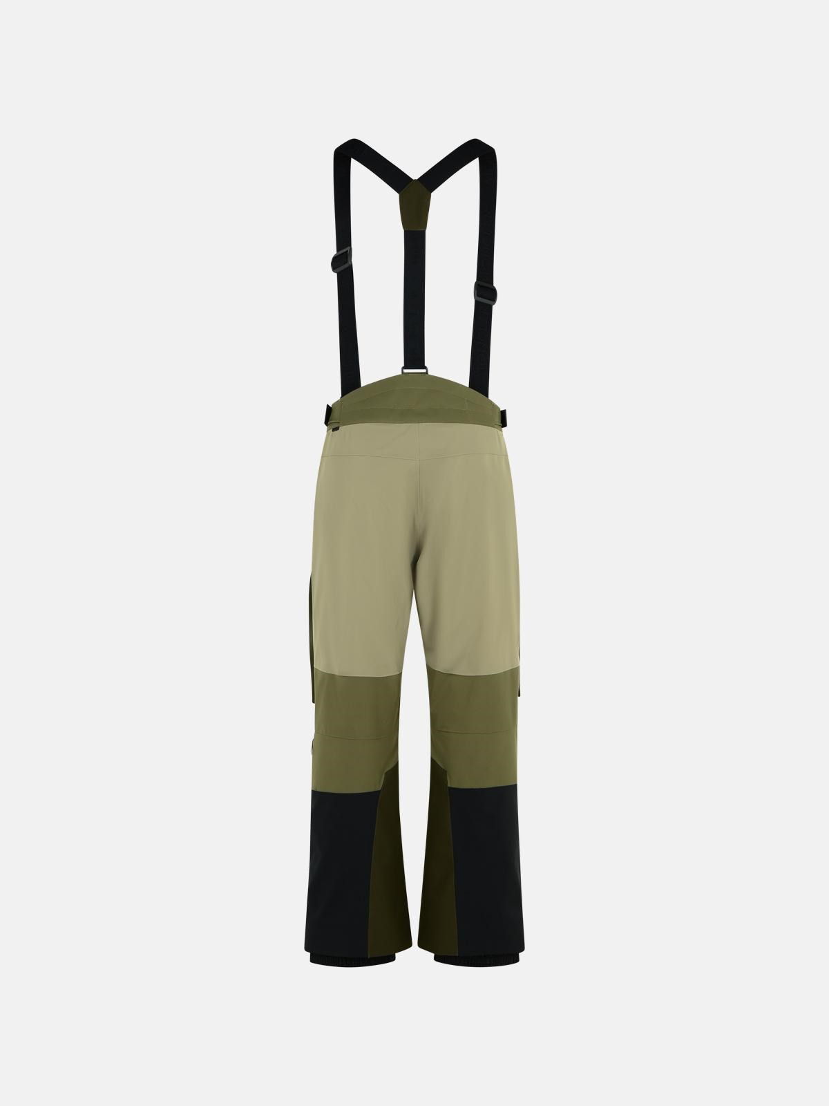 GREEN POLYAMIDE BLEND SKI PANTS - 3