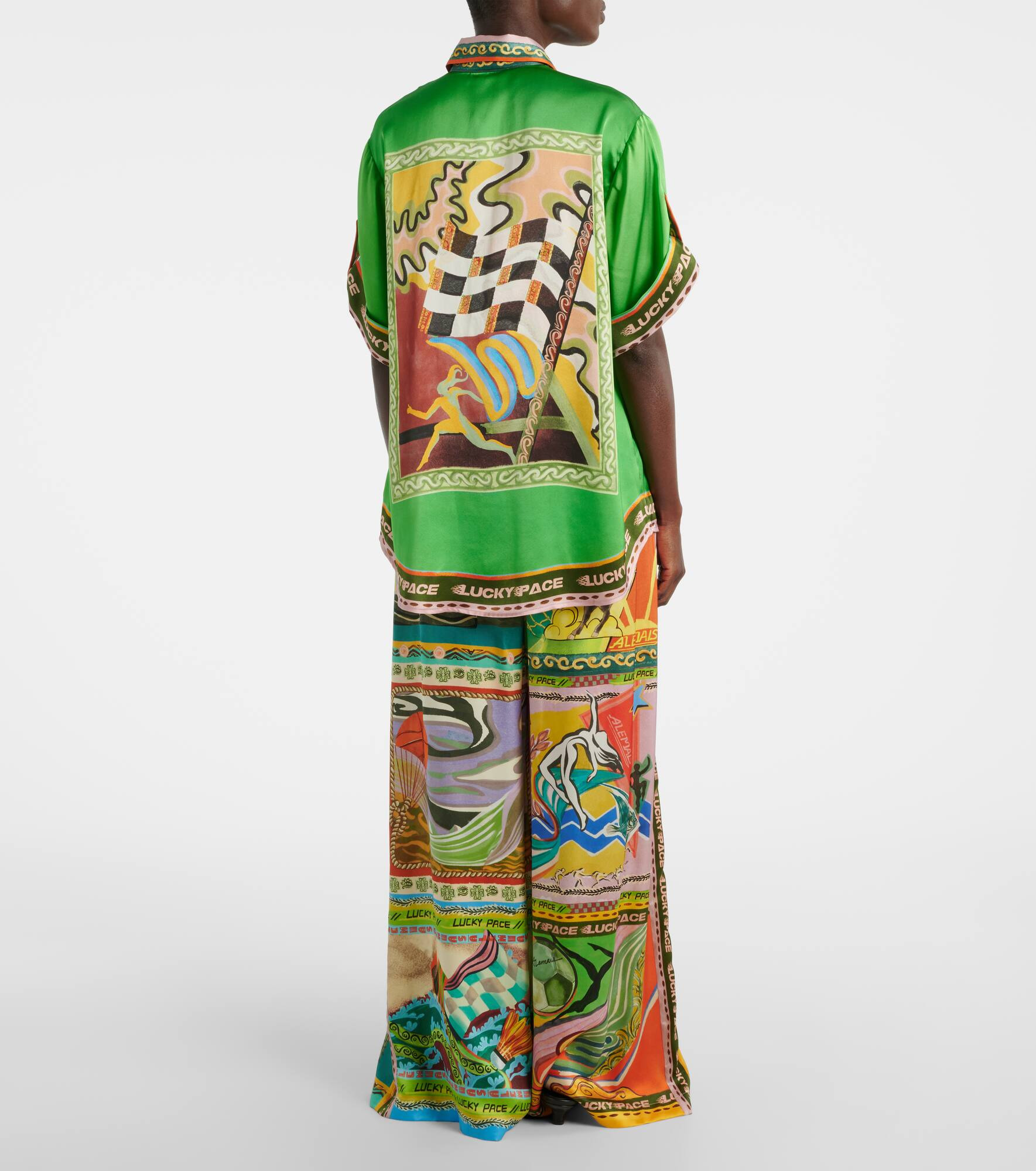 Lucky Pace printed silk shirt - 3
