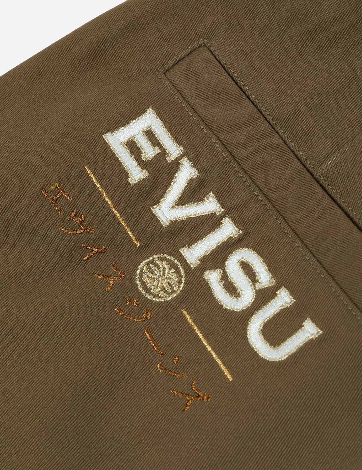 Seagull and Logo Embroidery Relax Fit Woven Pants - 9