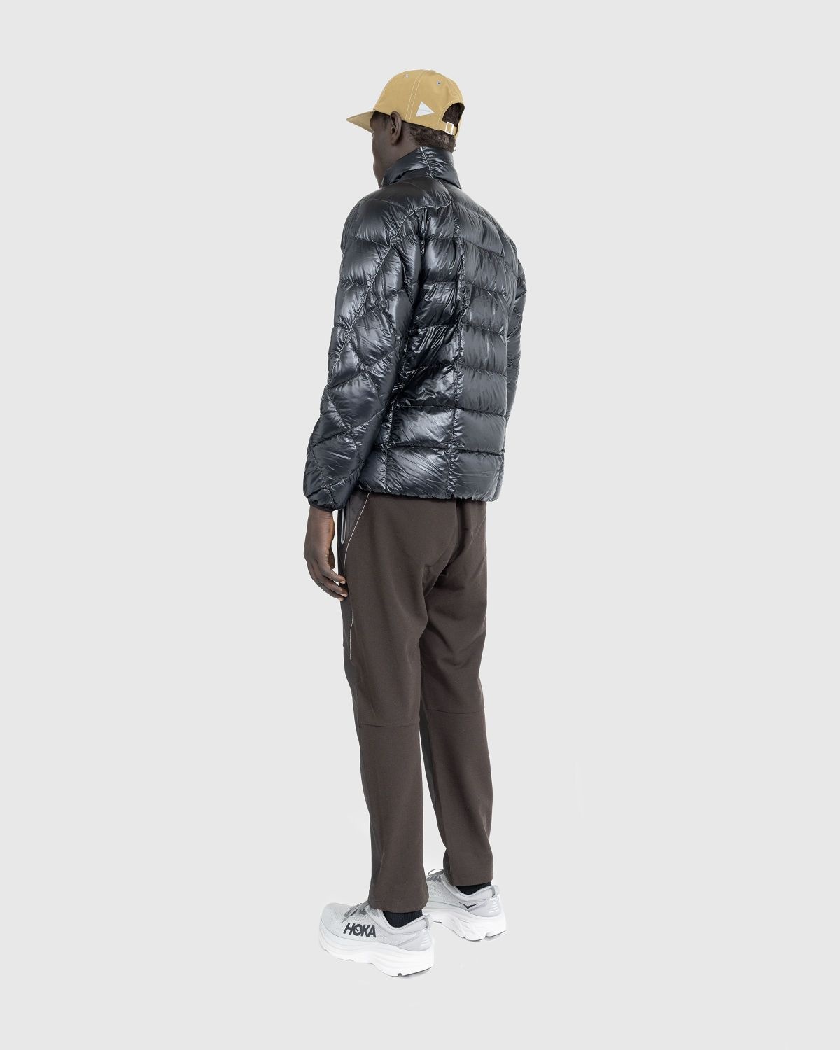 And Wander – Diamond Stitch Down Jacket Black - 4