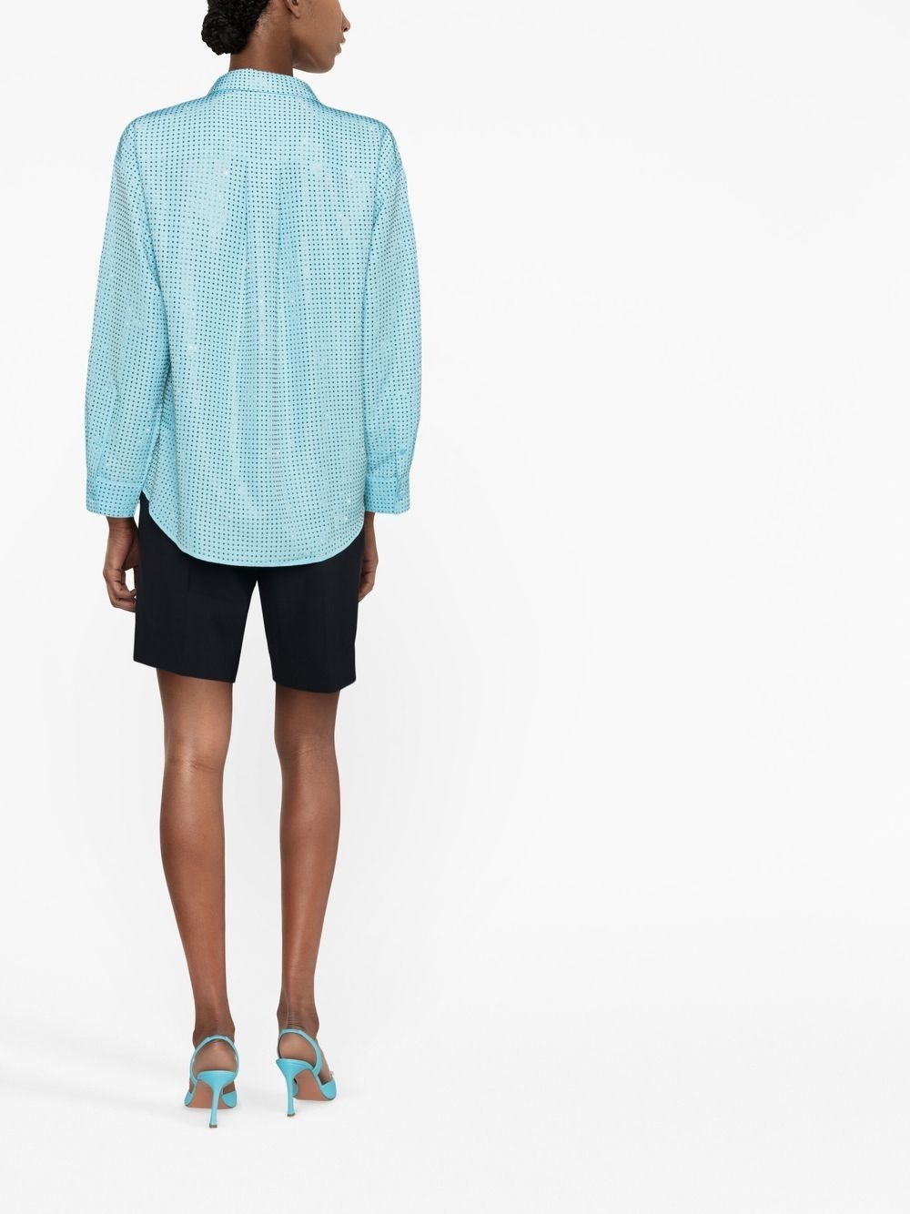 rhinestone-embellished long-sleeve shirt - 4