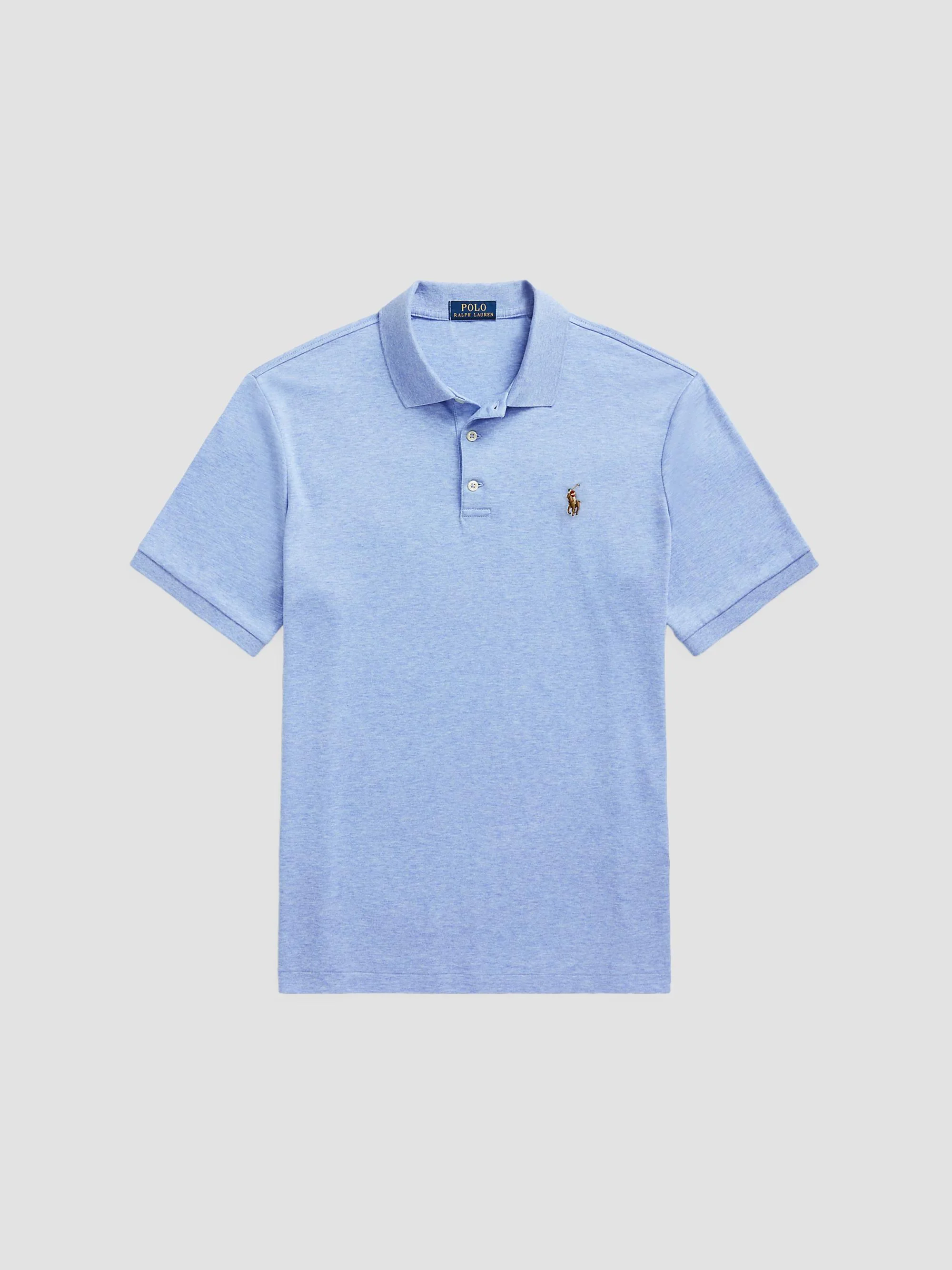 Men's Logo Polo Shirt - Isle Heather - 1