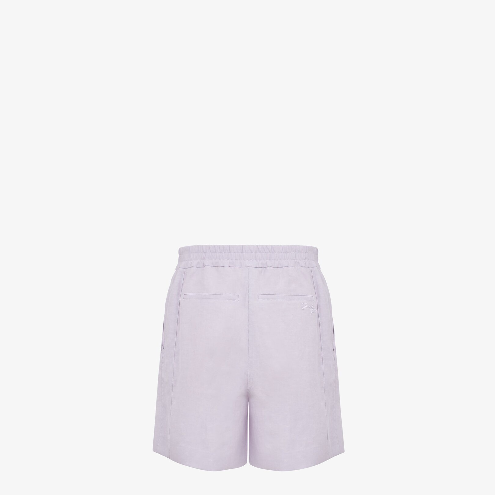 Lilac linen trousers - 2