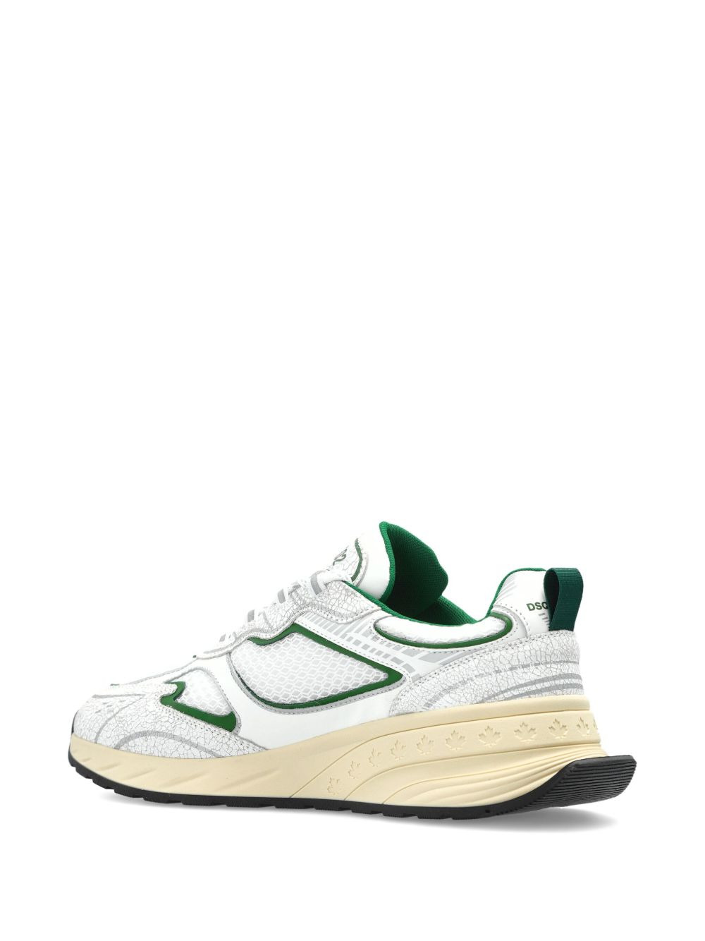 leaf-details sneakers - 2