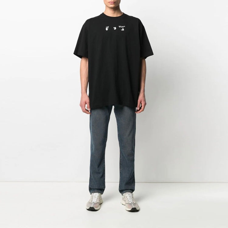 Off-White Marker Over Tee 'Black/White' OMAA038S21JER0031010 - 2