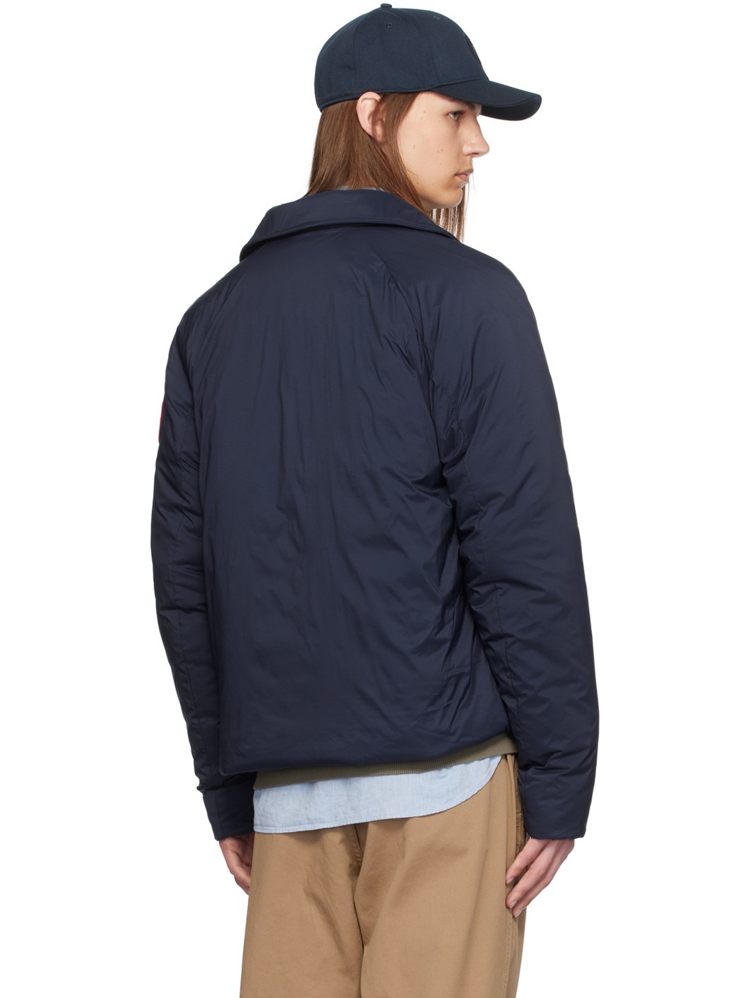 Navy Lodge Coach Down Jacket - 3