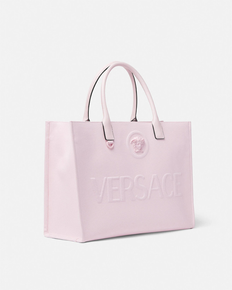VERSACE La Medusa Canvas Large Tote Bag outlook
