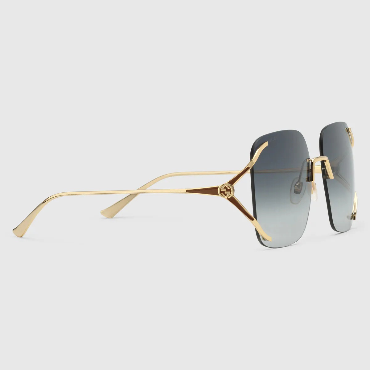 Square metal sunglasses - 2