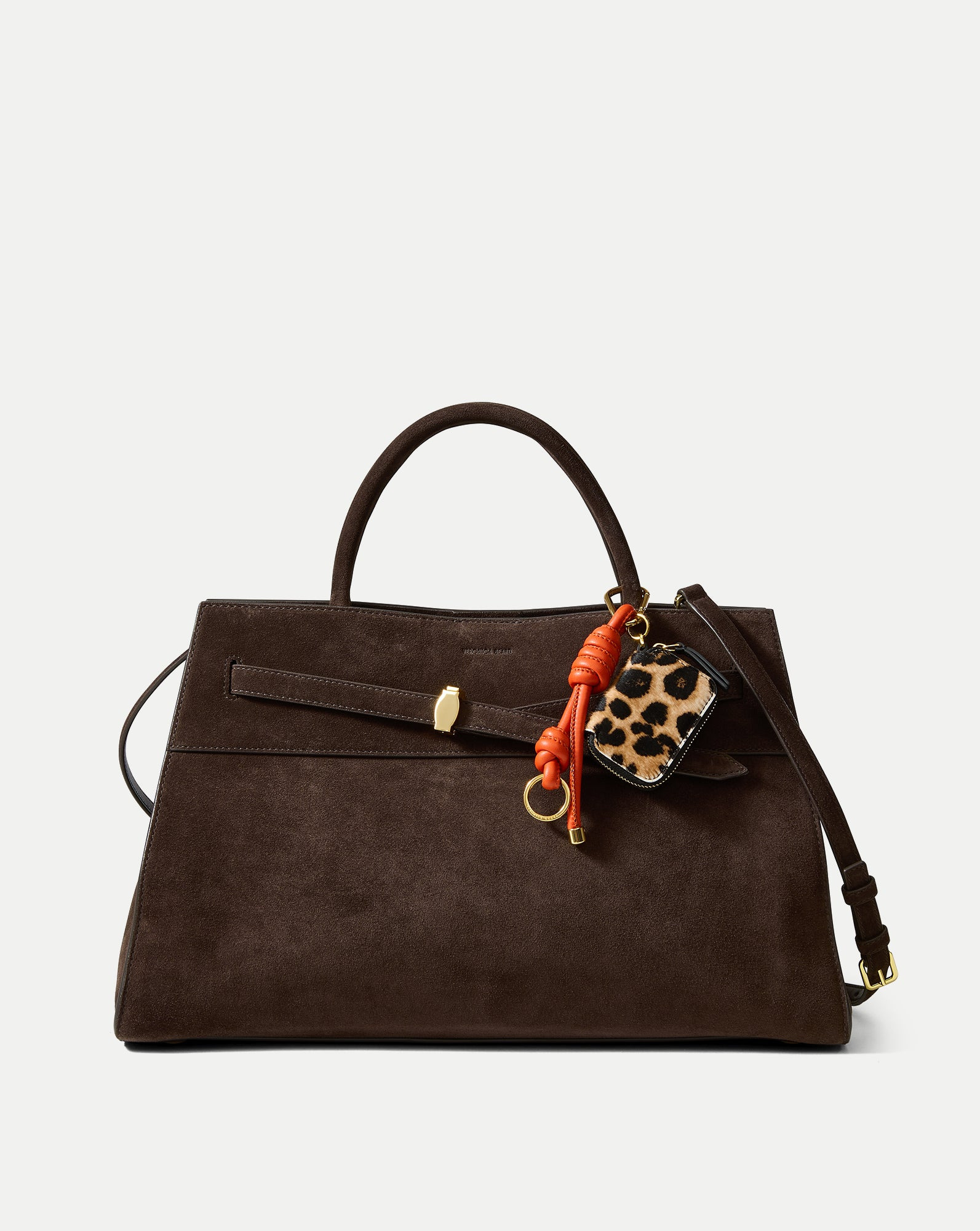 LEOPARD ZIP POUCH BAG CHARM - 2