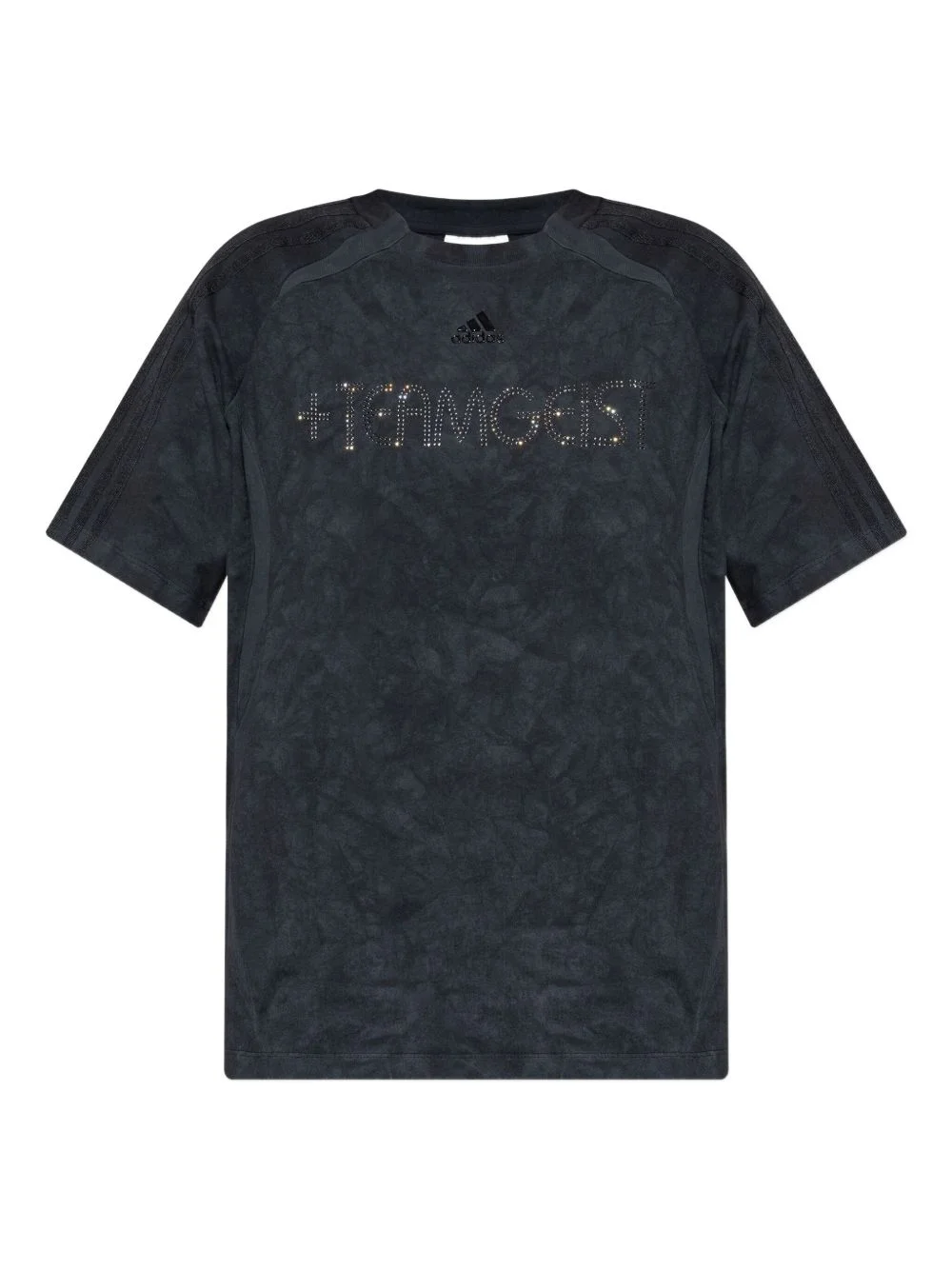 rhinestone-embellishment cotton T-shirt - 1