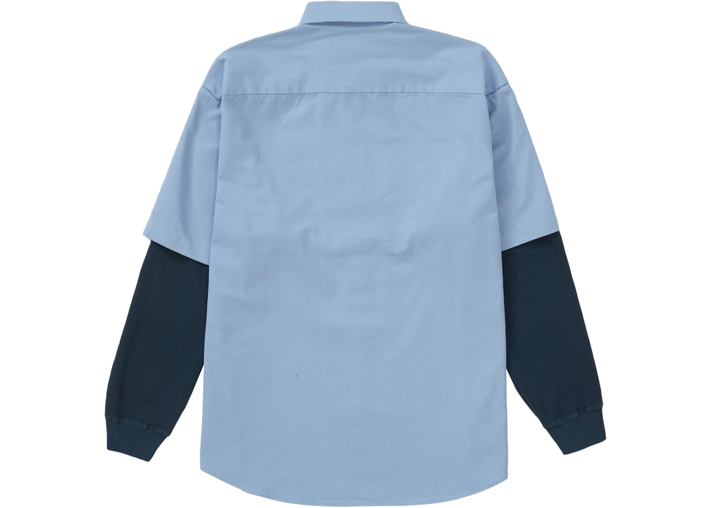 Supreme Thermal Sleeve Work Shirt Light Blue - 3