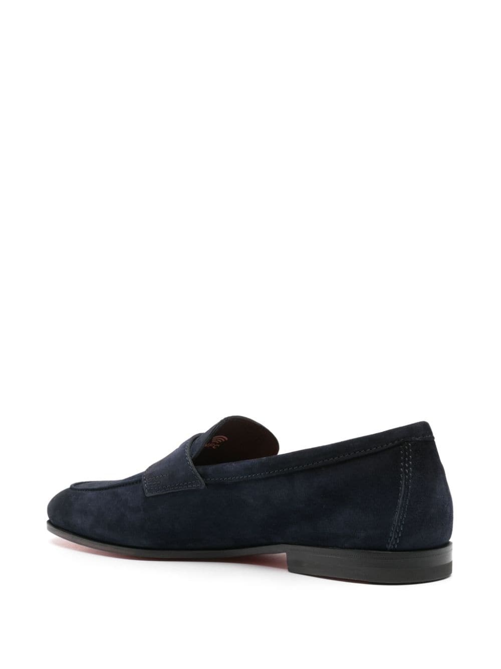 penny-slot suede loafers - 3