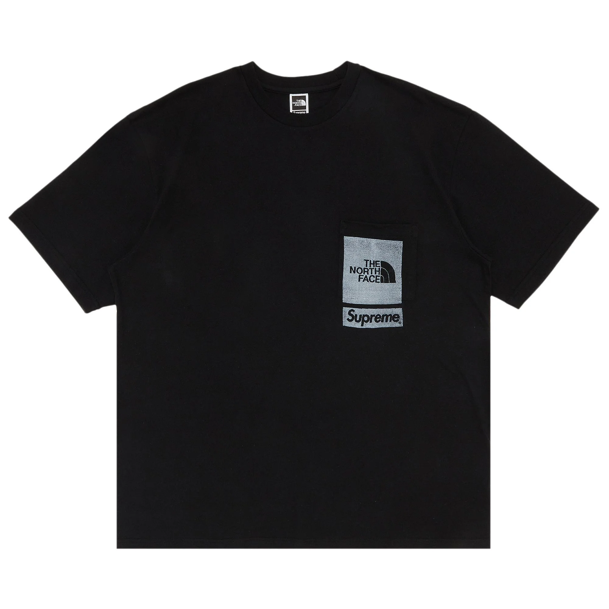 Supreme x The North Face Printed Pocket Tee 'Black' - 1