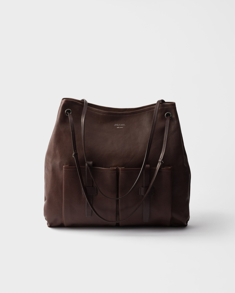 Prada Route large leather bag 1