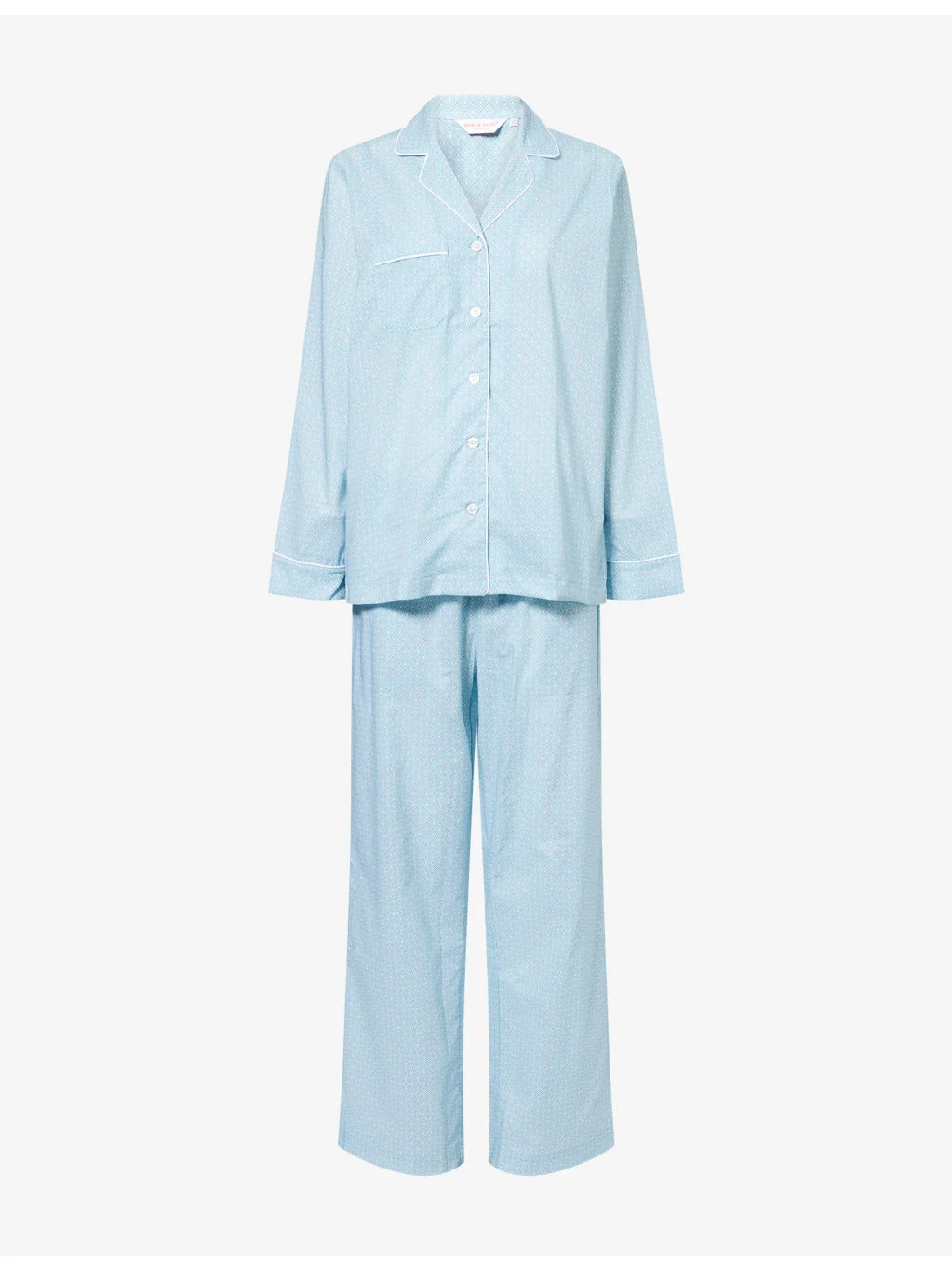 London Geo-Print Cotton Pyjama Set - 1