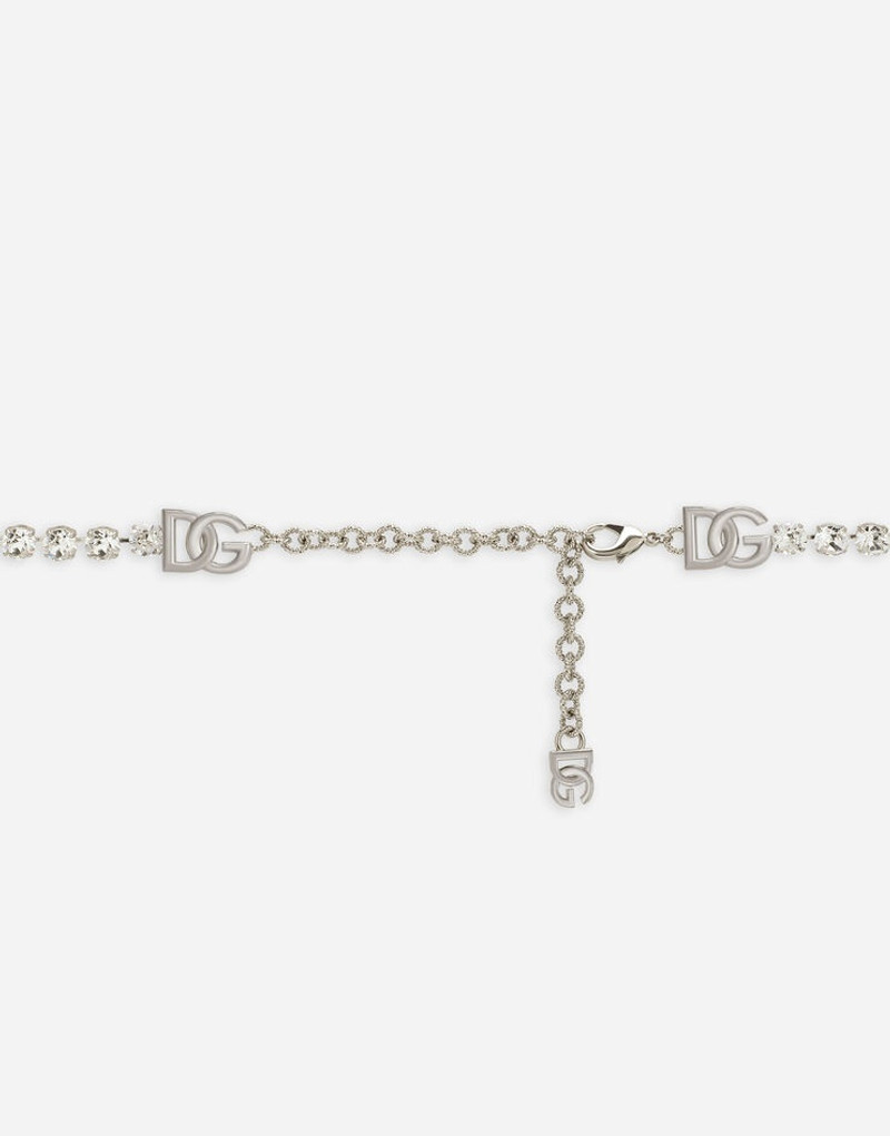 Belt with rhinestone embellishment and DG logo 3