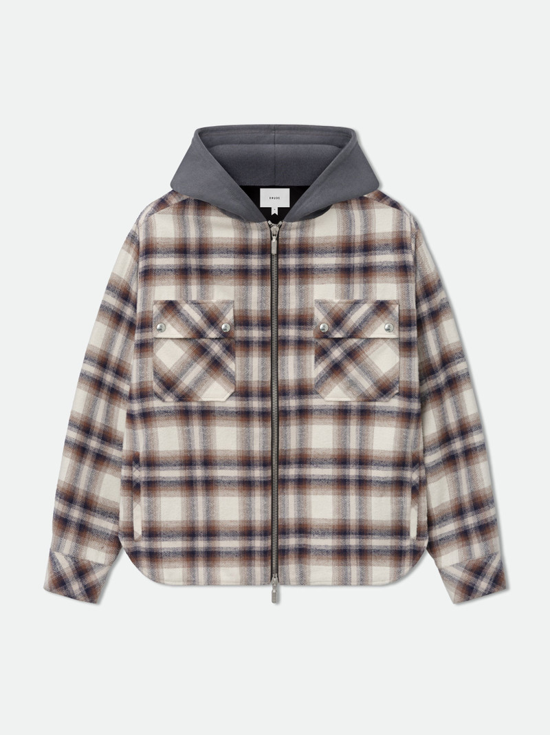 HOODED FLANNEL JACKET 1