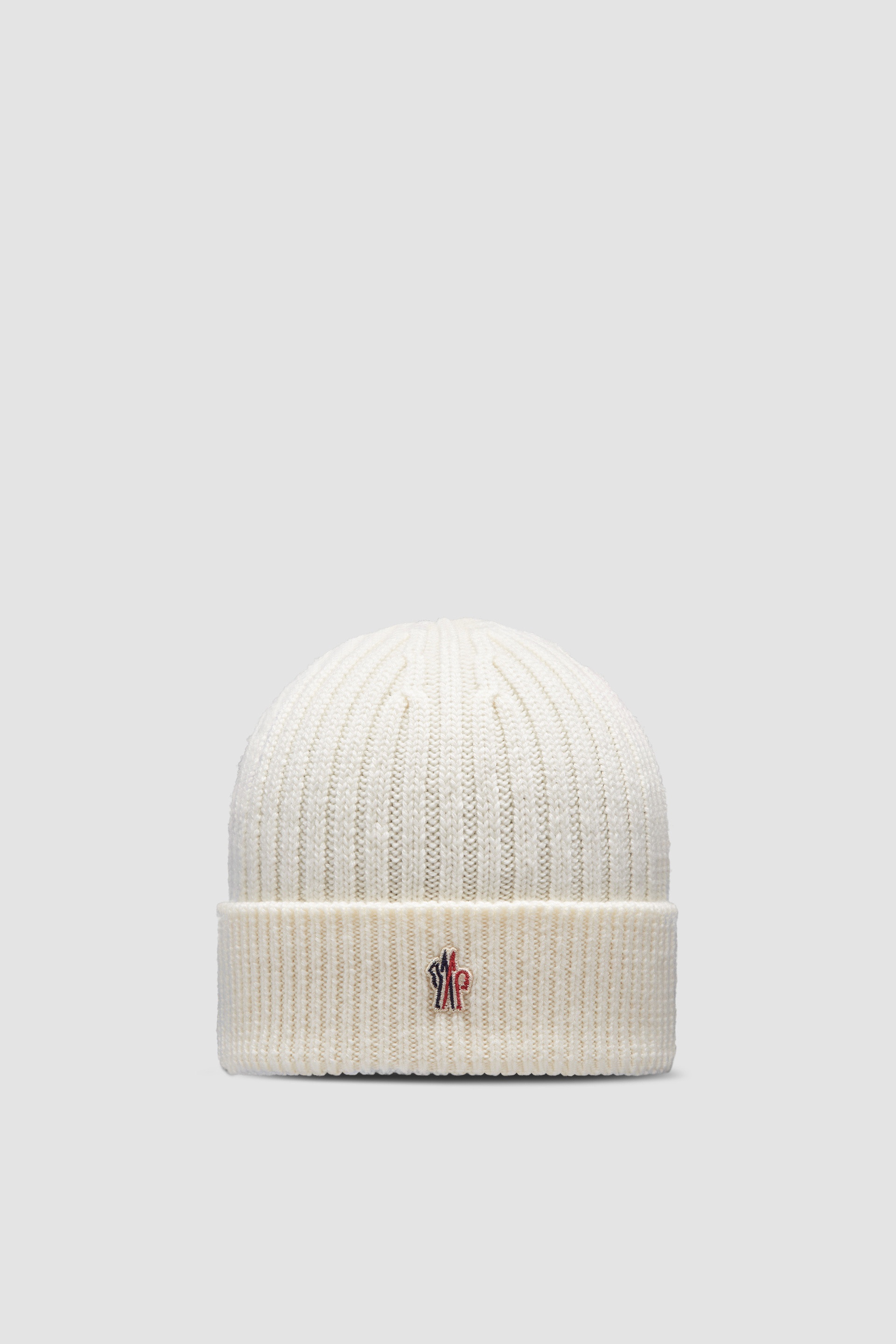 Ribbed Knit Wool Beanie - 1