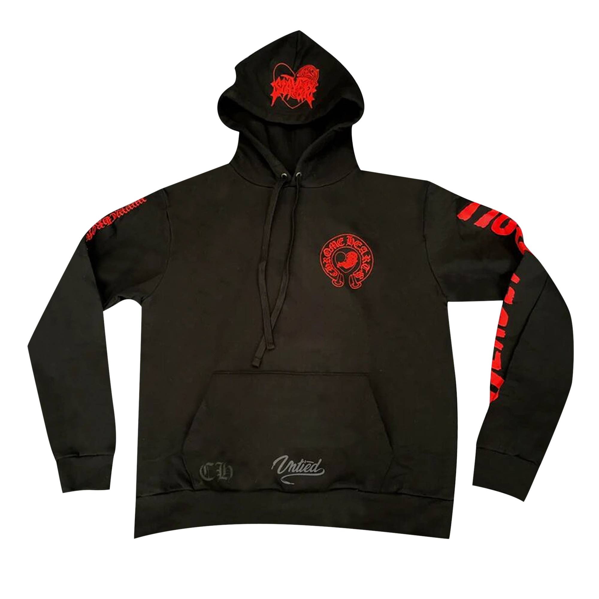 Chrome Hearts x Deadly Doll Online Exclusive Hoodie 'Black/Red'