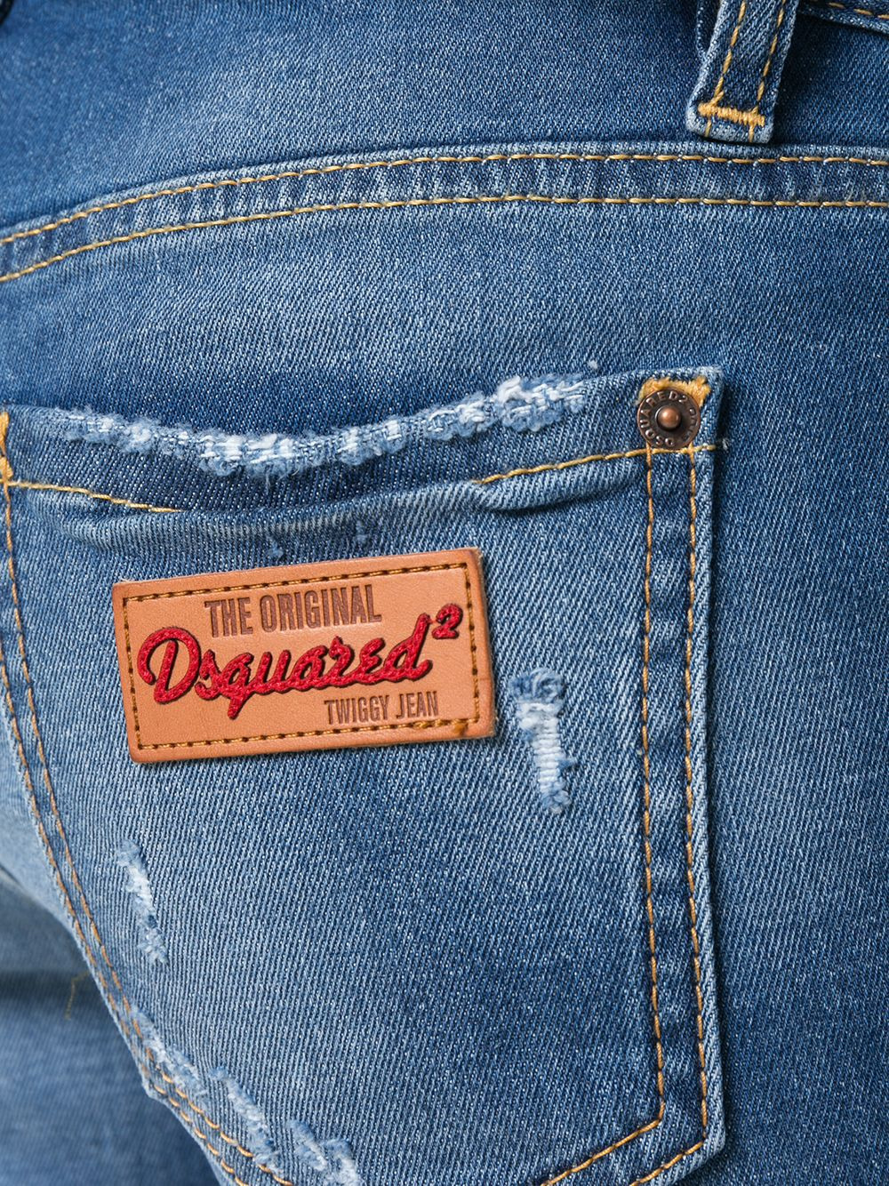 medium-waisted Twiggy jeans - 5